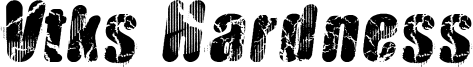 Vtks Hardness Font
