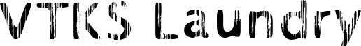 VTKS Laundry Font