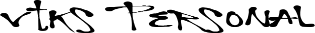 Vtks Personal Font