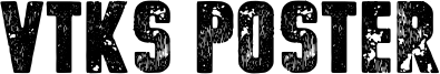 Vtks Poster Font