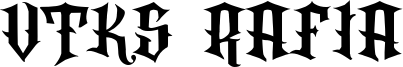 VTKS Rafia Font