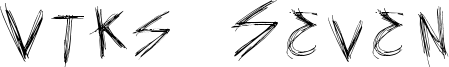 Vtks Seven Font