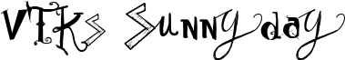 Vtks Sunny Day Font