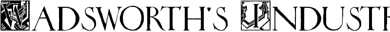 Wadsworth's Industria Font