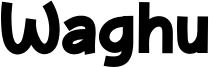Waghu Font