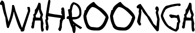 Wahroonga Font