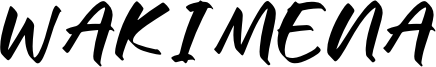Wakimena Font