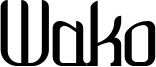 Wako Font