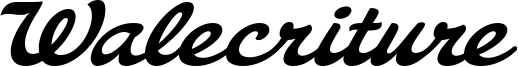 Walecriture Font