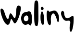 Waliny Font