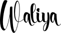 Waliya Font