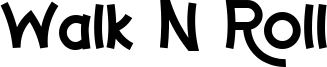 Walk N Roll Font