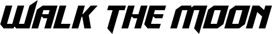 Walk The Moon Font