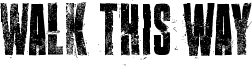 Walk this way Font