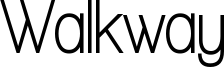 Walkway Condensed Bold.ttf