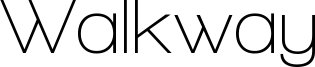 Walkway Font