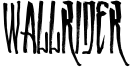 Wallrider Font