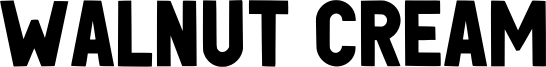 Walnut Cream Font