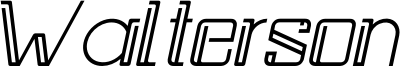 Walterson - Italic.otf