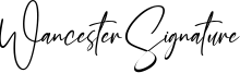 Wancester Signature Font