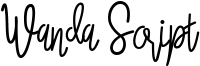 Wanda Script Font
