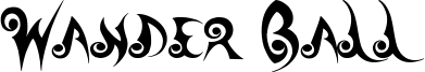 Wander Ball Font