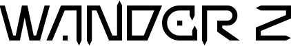 Wander Z Font