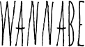 Wannabe Font