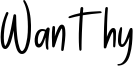 Wanthy Font