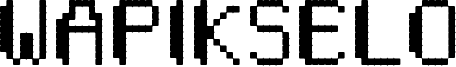 Wapikselo Font