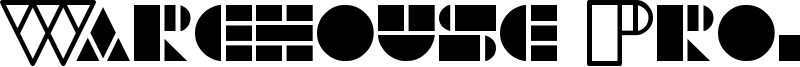Warehouse Project Font