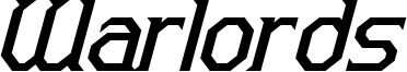 Warlords Italic.otf