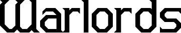 Warlords Font