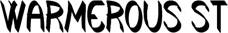 Warmerous St Font