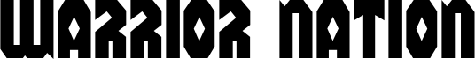Warrior Nation Font