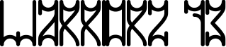 Warriorz 73 Font
