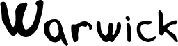 Warwick Font