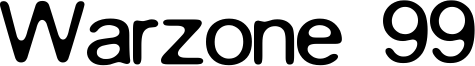 Warzone 99 Font