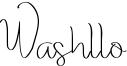 Washllo Font