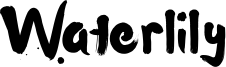 Waterlily Font