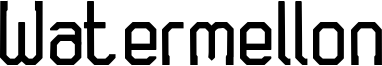 Watermellon Font