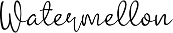 Watermellon Font