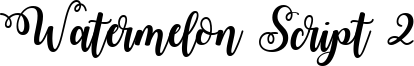 Watermelon Script 2 Font