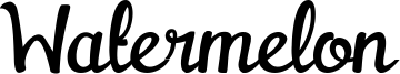 Watermelon Font