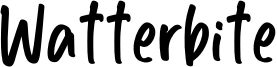 Watterbite Font