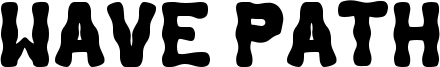 Wave Path Font