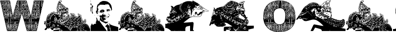 Wayang Obama Font