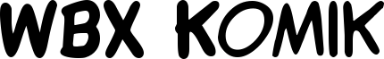 WBX Komik Font