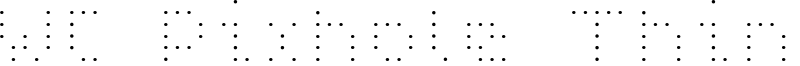 WC Pixhole Thin Bta Font