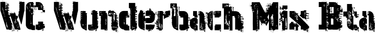WC Wunderbach Mix Bta Font